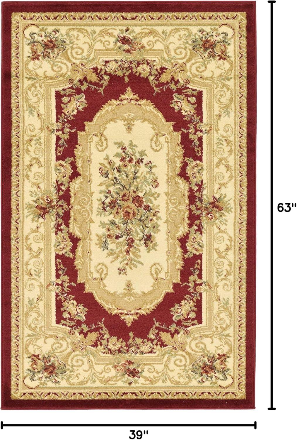 Unique Loom Versailles Collection Area Rug - Henry (3' 3" x 5' 3" Rectangle Red/Brown)