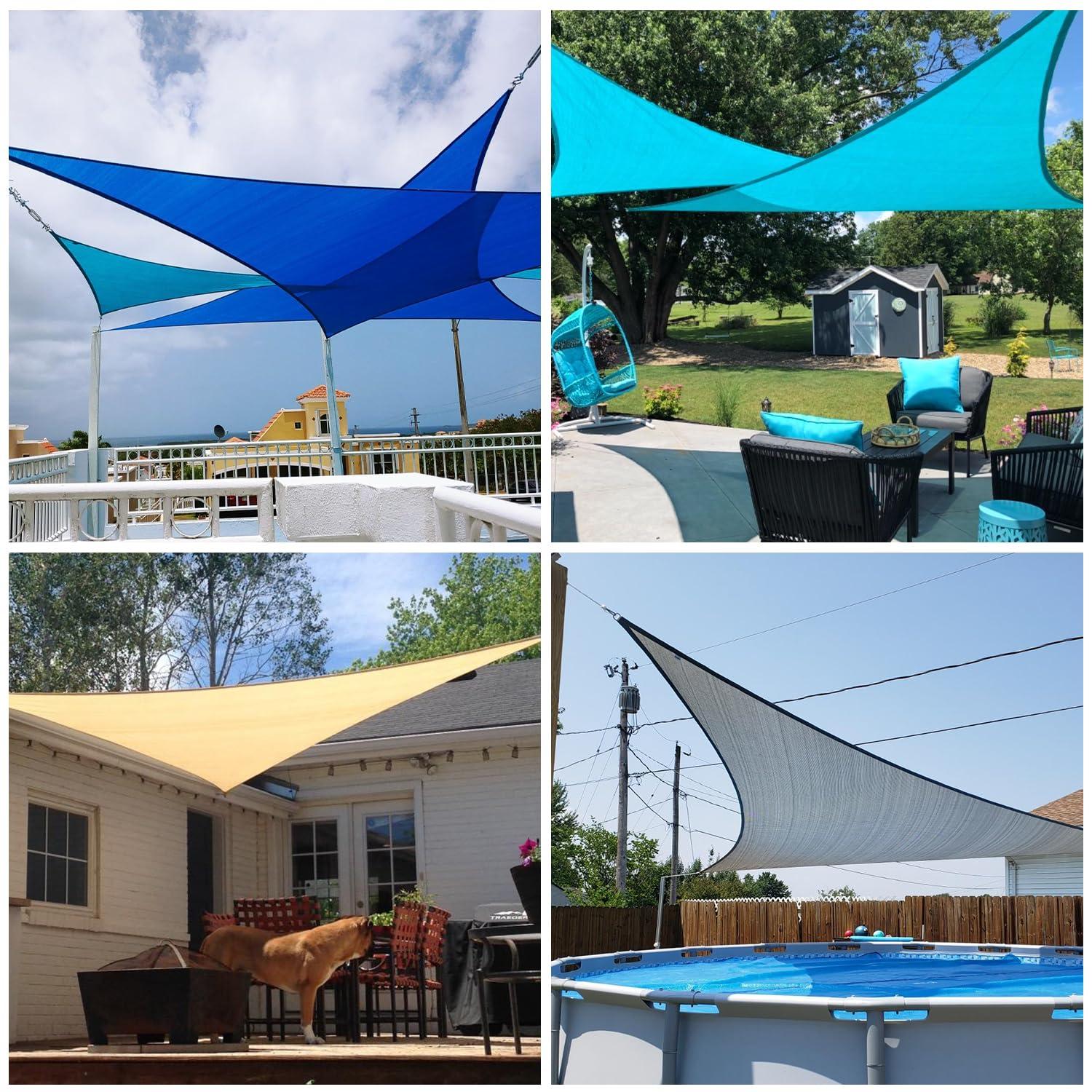 Royal Shade Royal Shade Triangle 200 GSM Sun Shade Sail