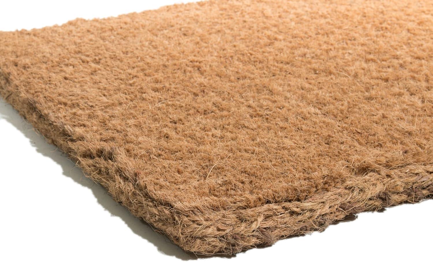 Imports Decor 1202BRM Plain Coir Doormat, 16 x 27-Inch