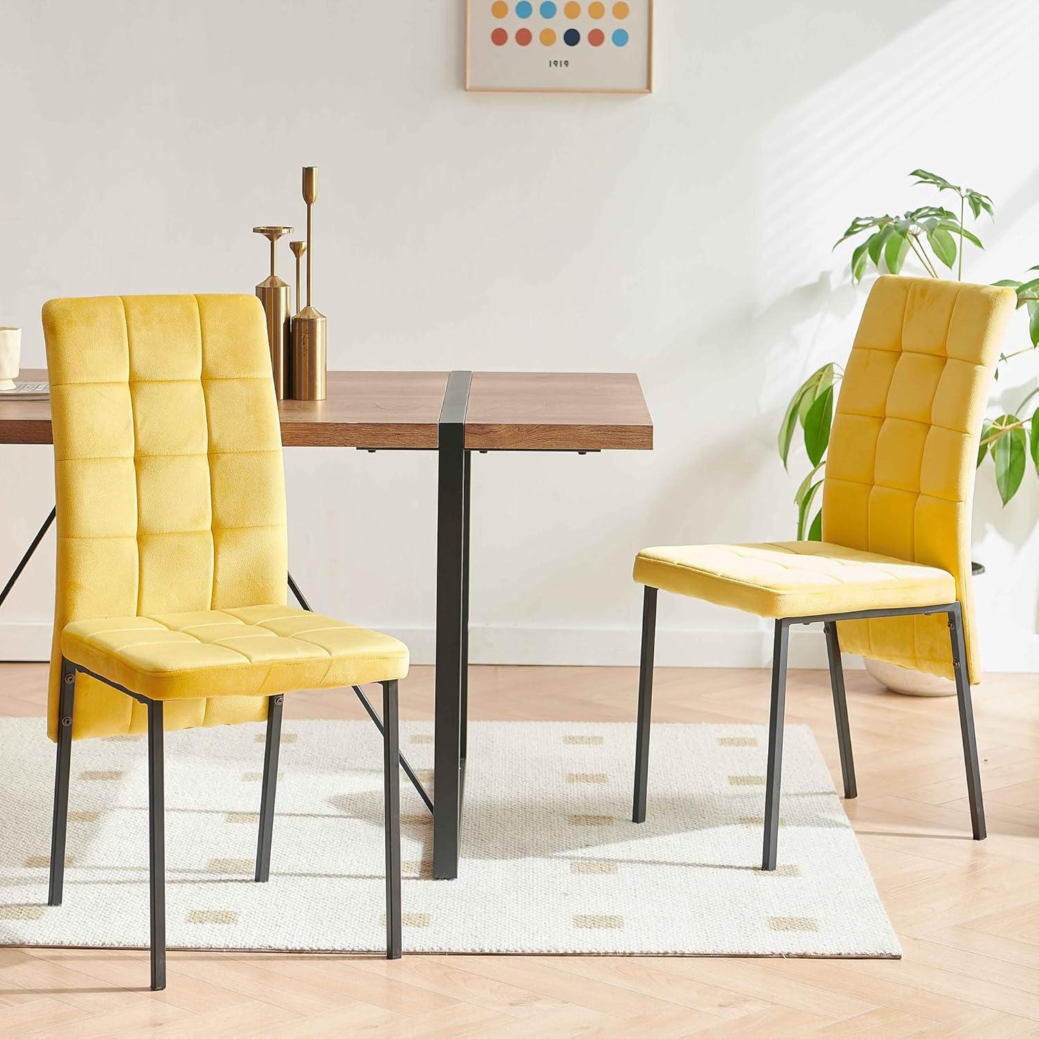 Brooklyn Velvet High Back Side Chair
