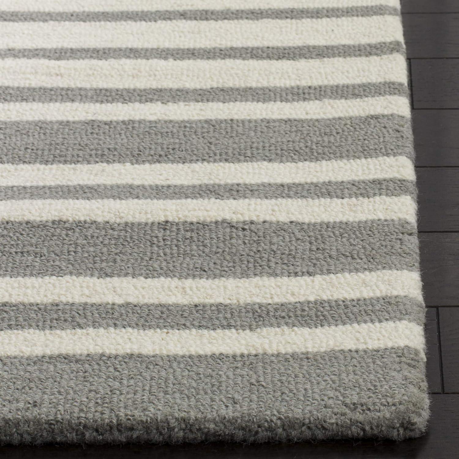 Safavieh Kids Barcode SFK917 Hand Tufted Indoor Runner Rug - Grey/Multi - 2'6"x8' - Safavieh