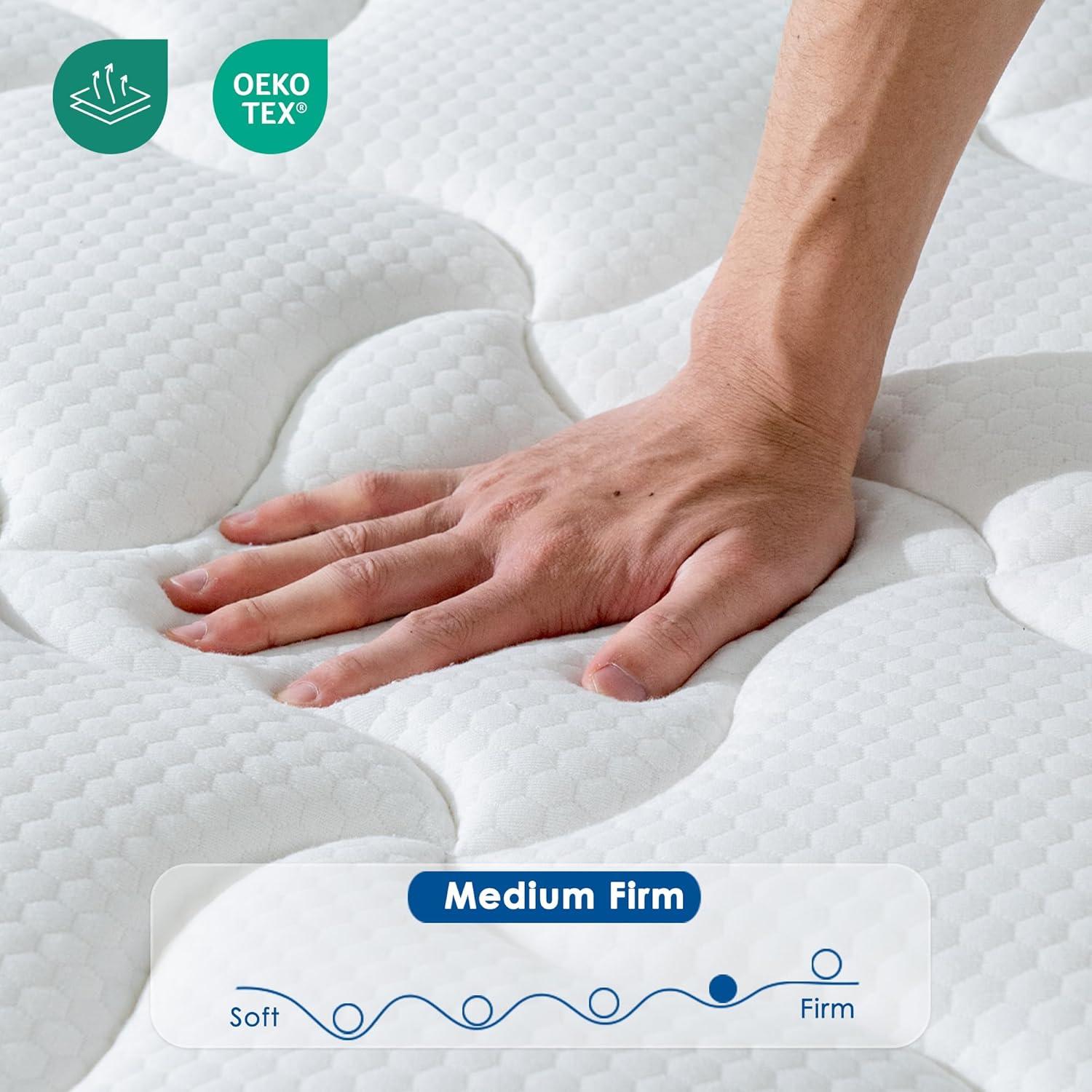 Alwyn Home 12'' Medium Gel Memory Foam Hybrid Mattress in a Box, OEKO-TEX® Certified