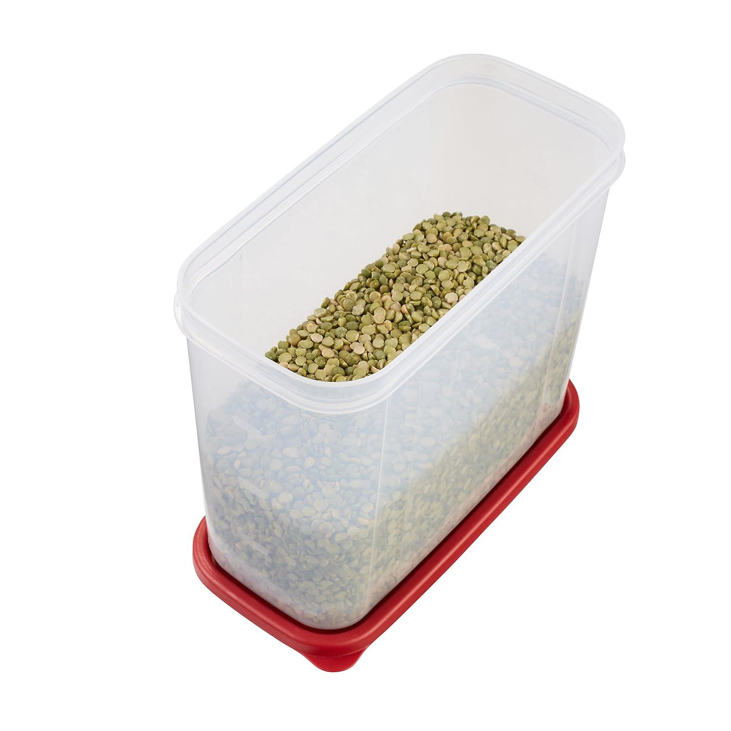 Rubbermaid Modular Canister Food Storage Container, 16 Cup, Red