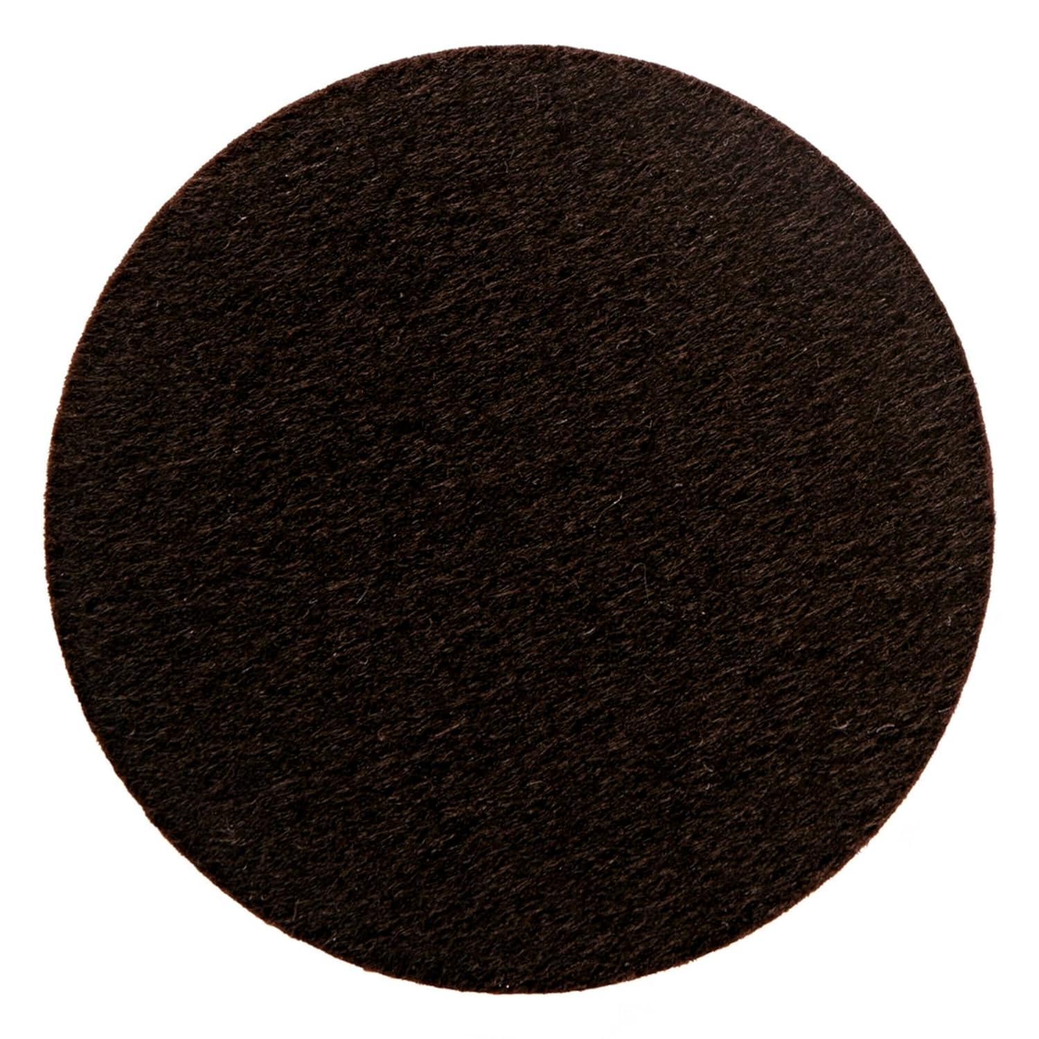 Scotch Felt Furniture Pads 4 PCS Furniture Pads for Hardwood Floors, Round, Brown 3" Diameter