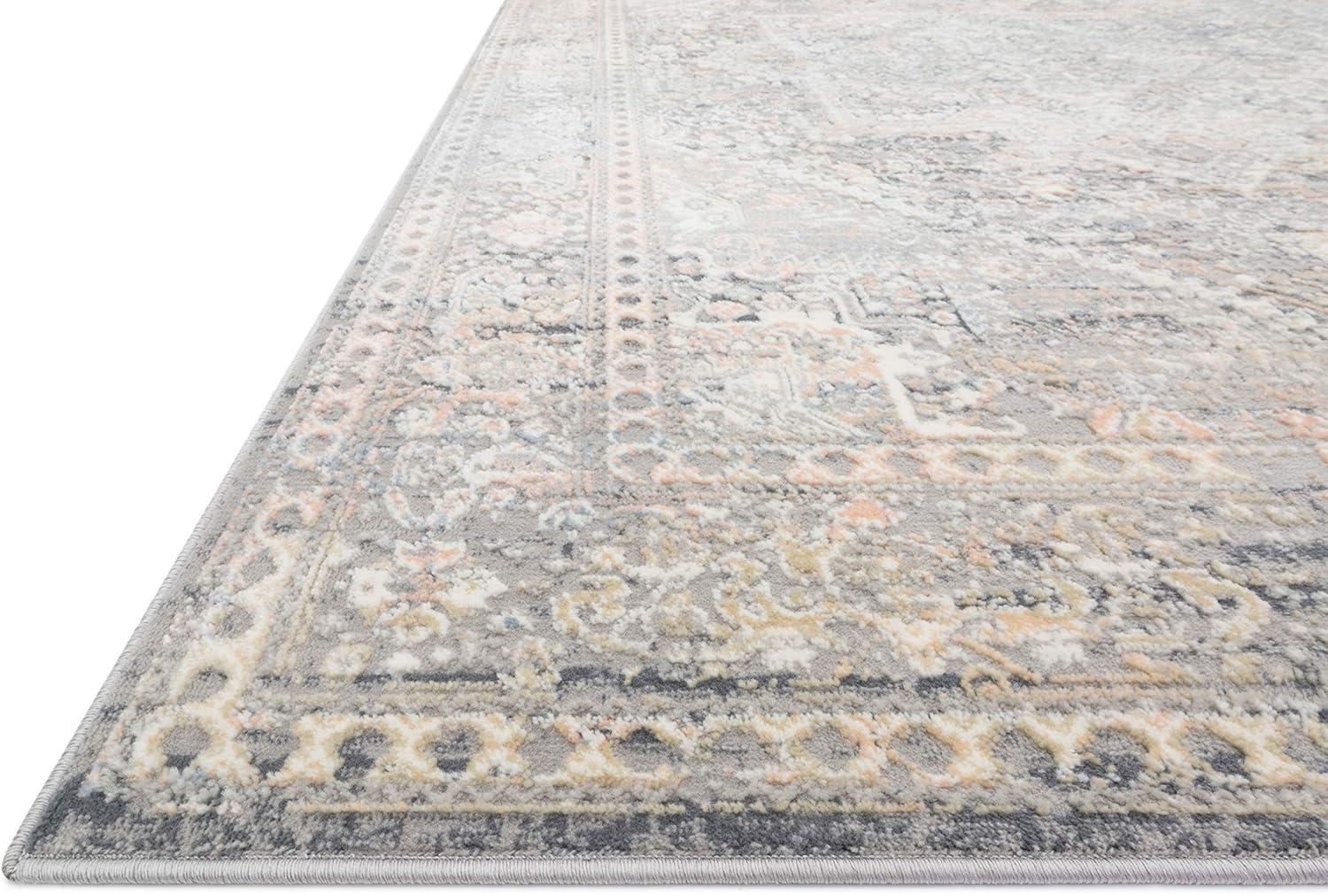 Loloi II Lucia Oriental Grey / Sunset Area Rug