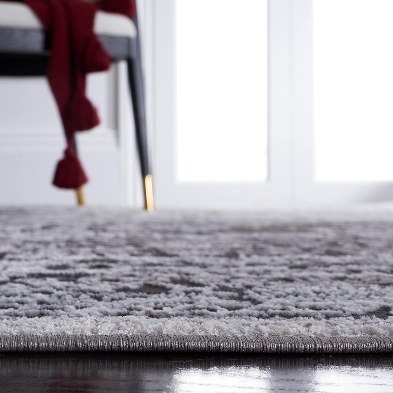 Amelia ALA298 Power Loomed Area Rug - Charcoal/Gray - 4'5"x6'5" - Safavieh.