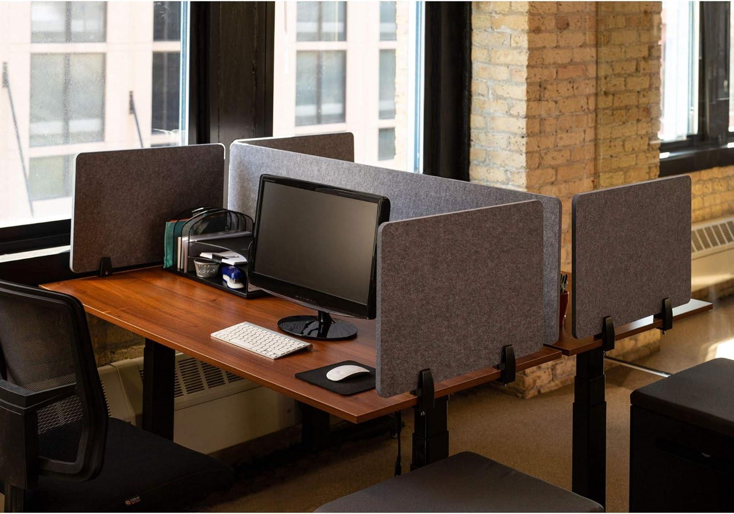 Stand Up Desk Store Fabric 1 Panel Desk Partition