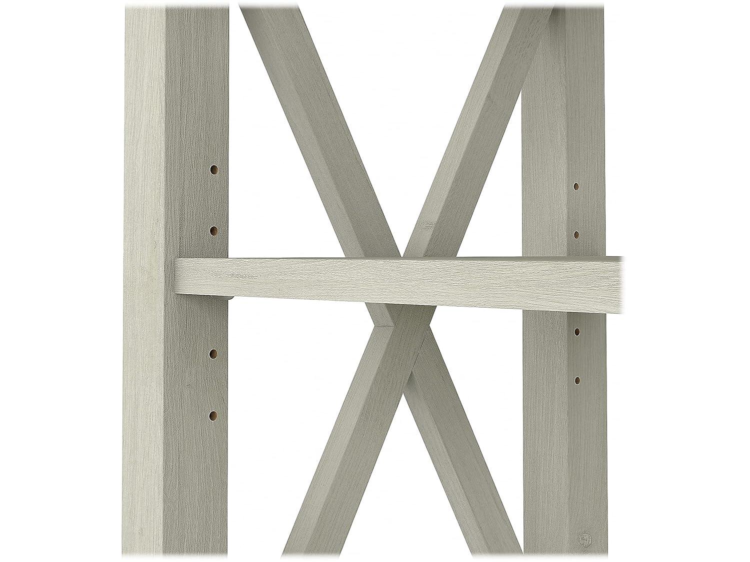 Bush Furniture Key West Console Table, Linen White Oak