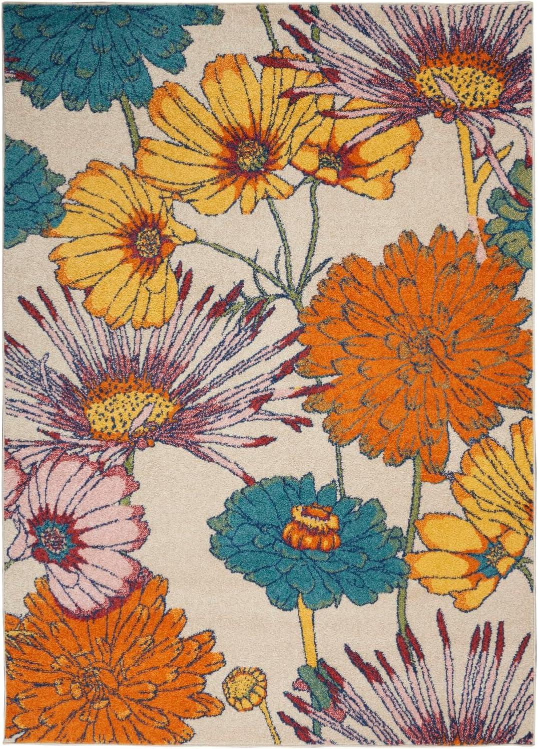 Nourison Allur Oversized Flowers Indoor Area Rug