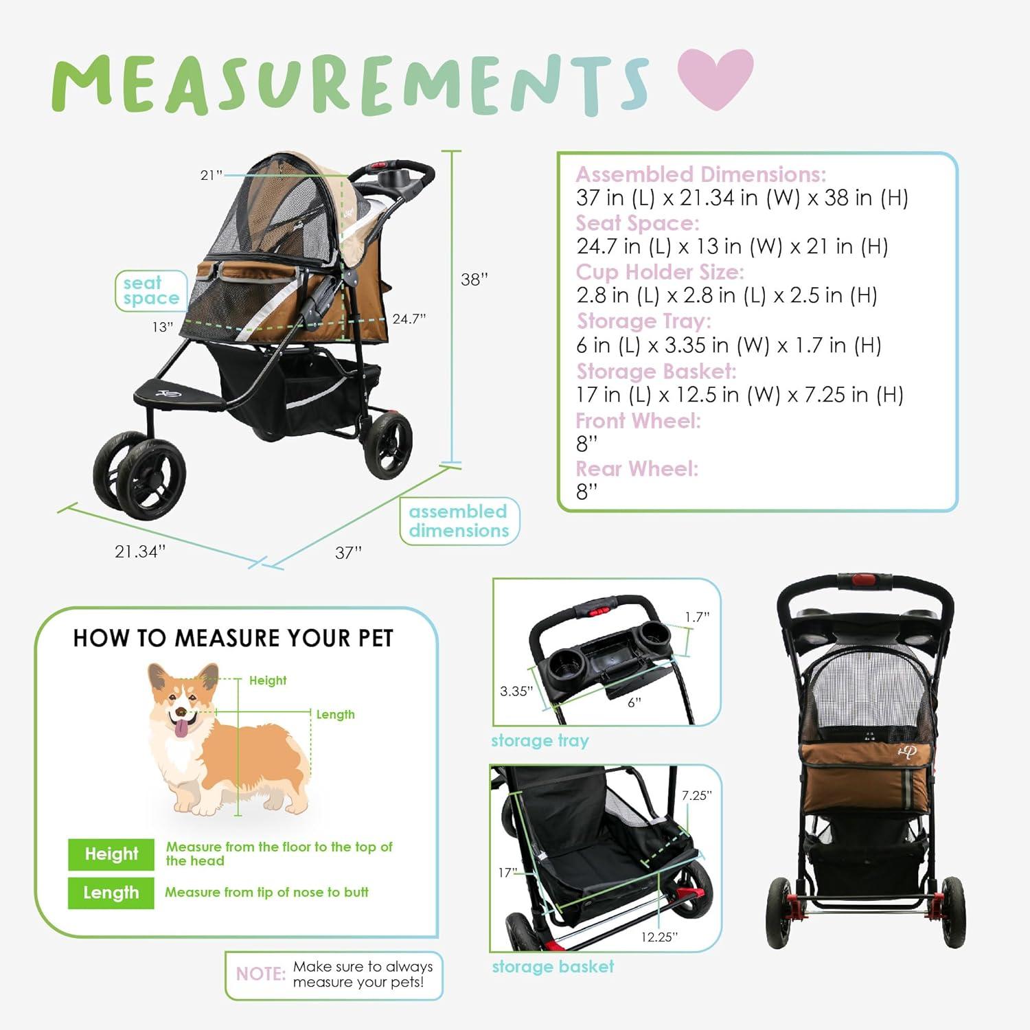 Petique Revolutionary Pet Stroller