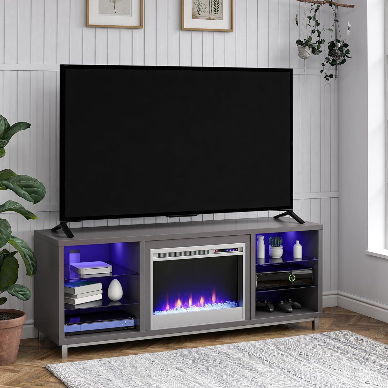 Lumina Fireplace TV Stand for TVs up to 70"