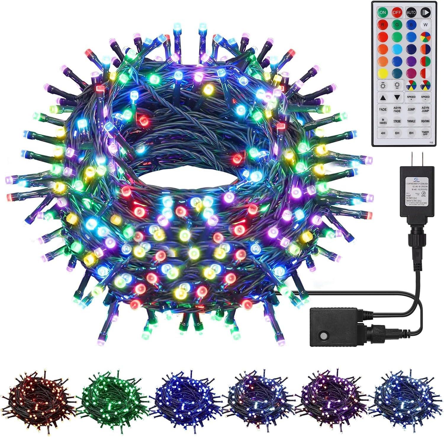 66ft Blue LED Outdoor Fairy Christmas Tree Lights