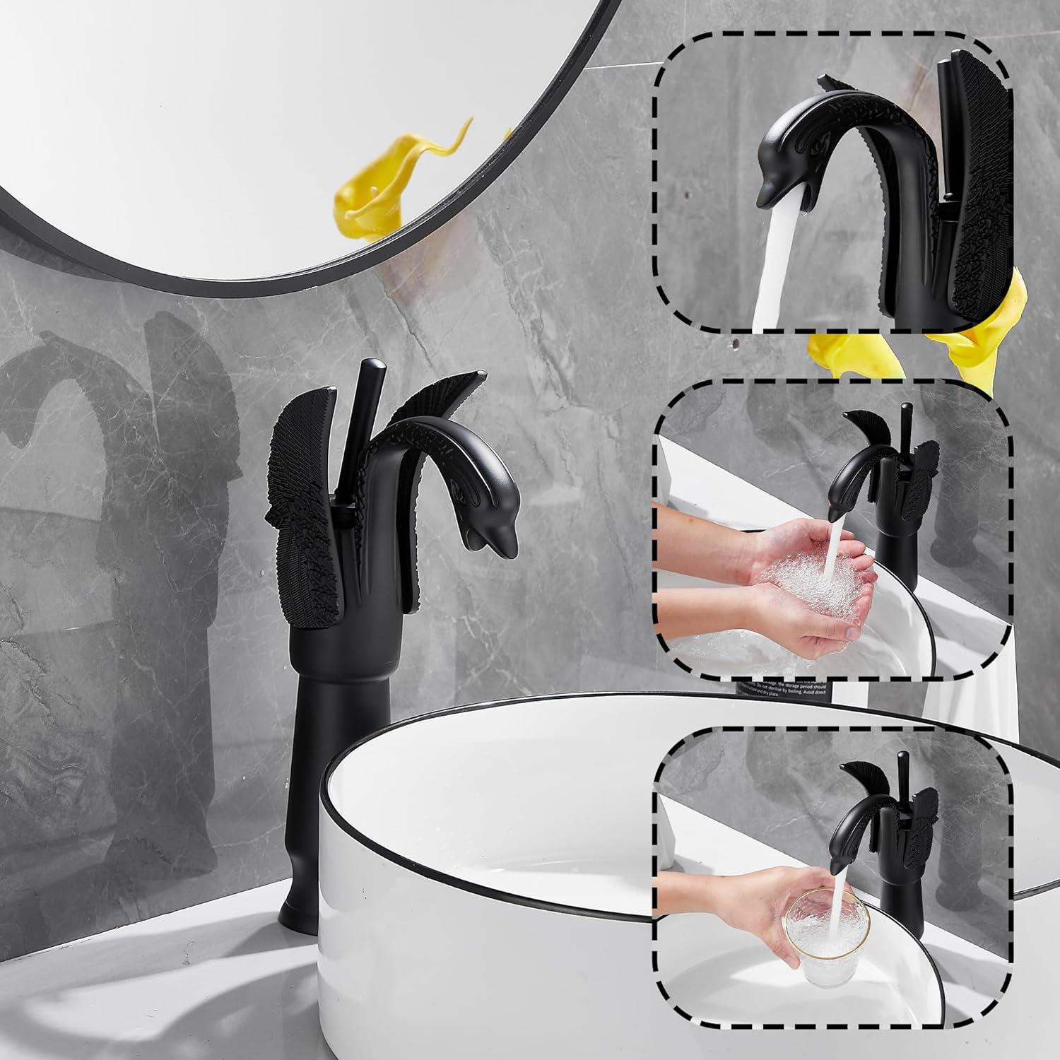 7001 Vessel Sink Faucet Single-Hole Single-handle Bathroom Faucet with Drain Assembly