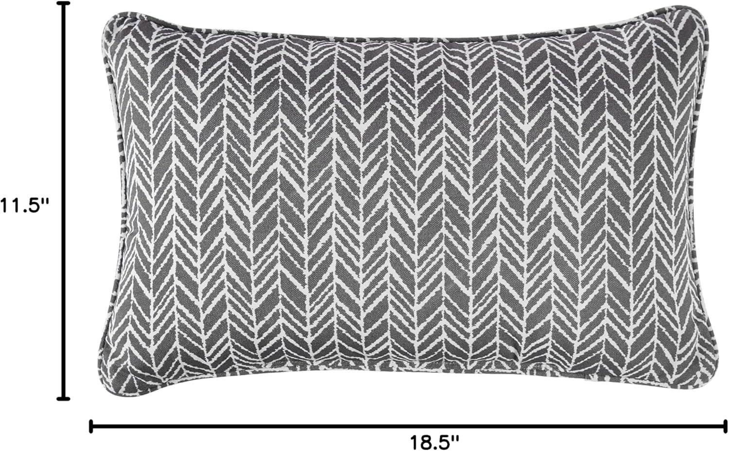 Chevron Indoor/Outdoor Reversible Throw Pillow