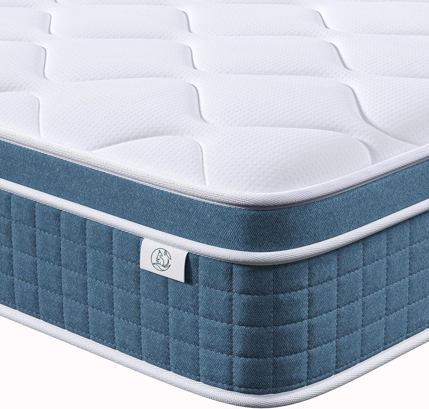 10" Blue Eurotop Twin Innerspring Mattress