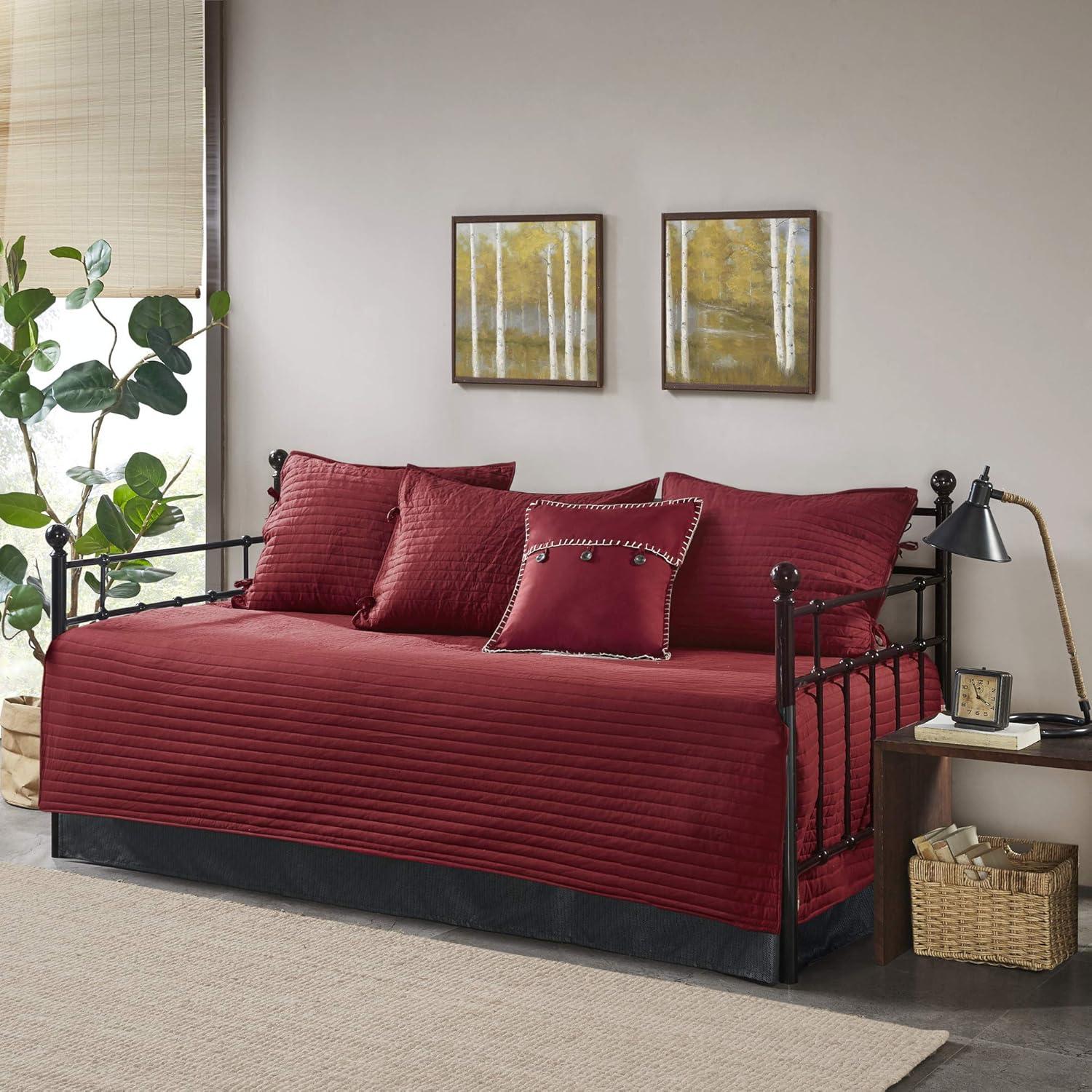Madison Park Ridge 3 Piece Reversible Plaid Daybed Cover Set