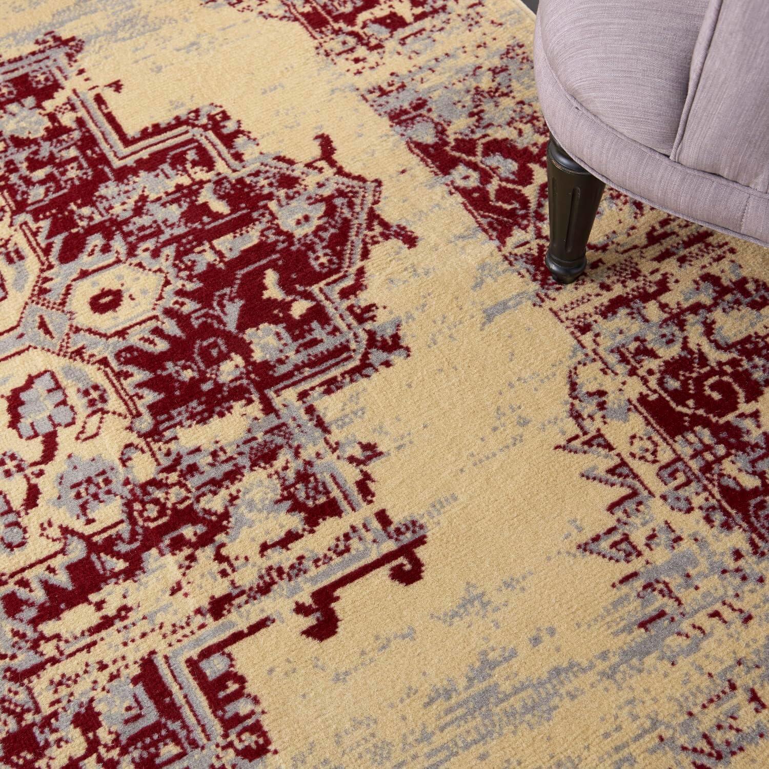 Nourison Grafix Center Medallion Area Rug