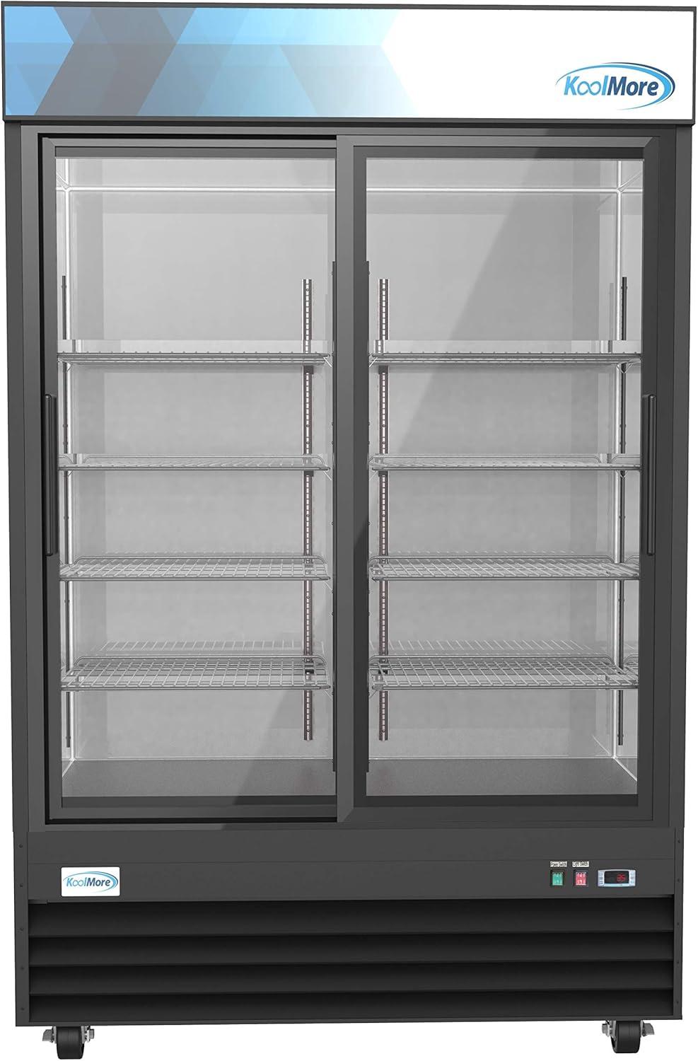 53 in. Two-Door Merchandiser Refrigerator - 45 Cu Ft. MDR-2D-GSLD