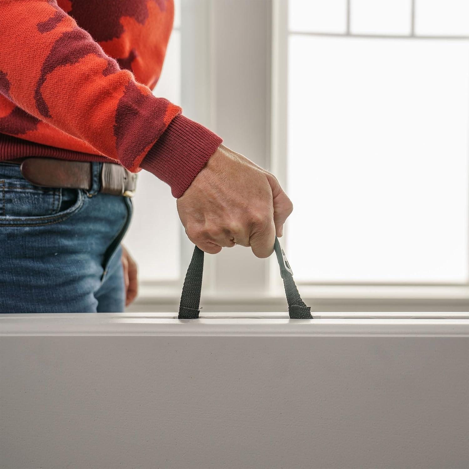 Peakform Multipurpose Banquet Fold-In-Half Table Lightweight Durable Desk with Secure Base for Indoor and Outdoor Events, 6 Foot, White