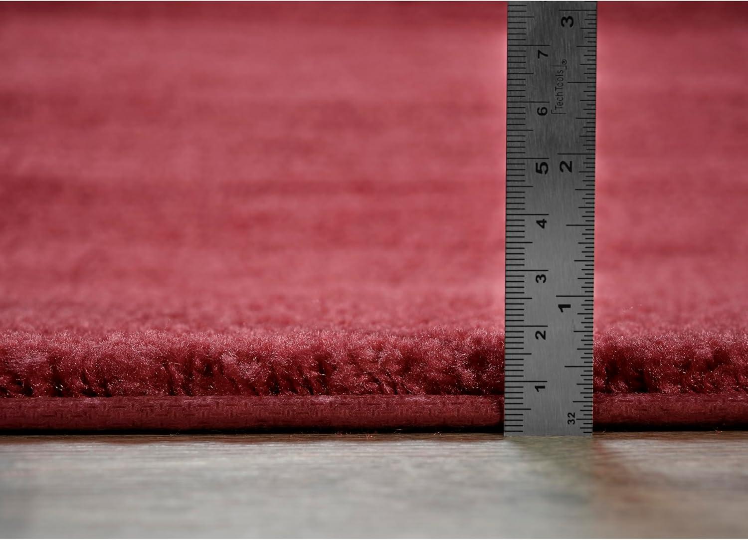 Garland Rug Traditional Bath Rug Set, 4-Piece, Chili Pepper Red