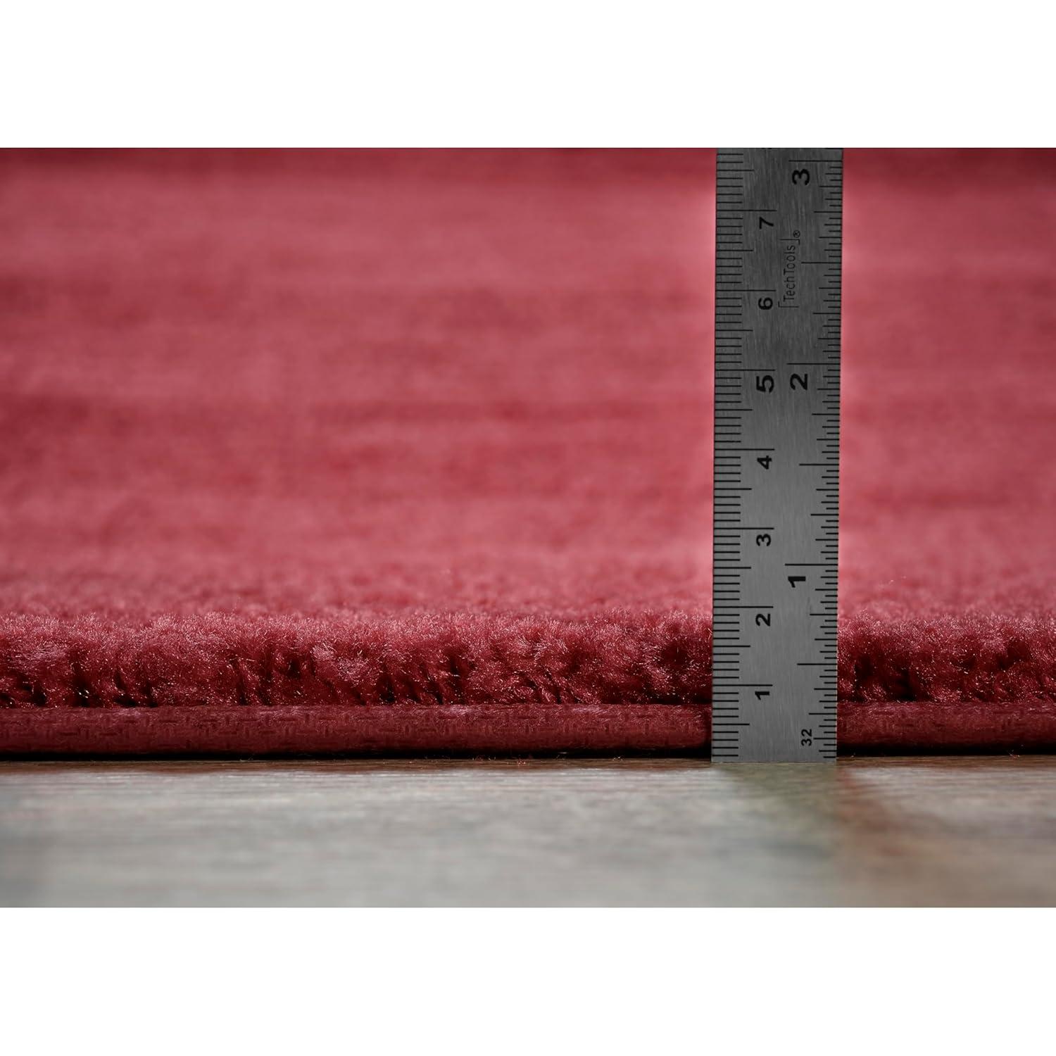 Garland Rug Traditional Bath Rug Set, 4-Piece, Chili Pepper Red
