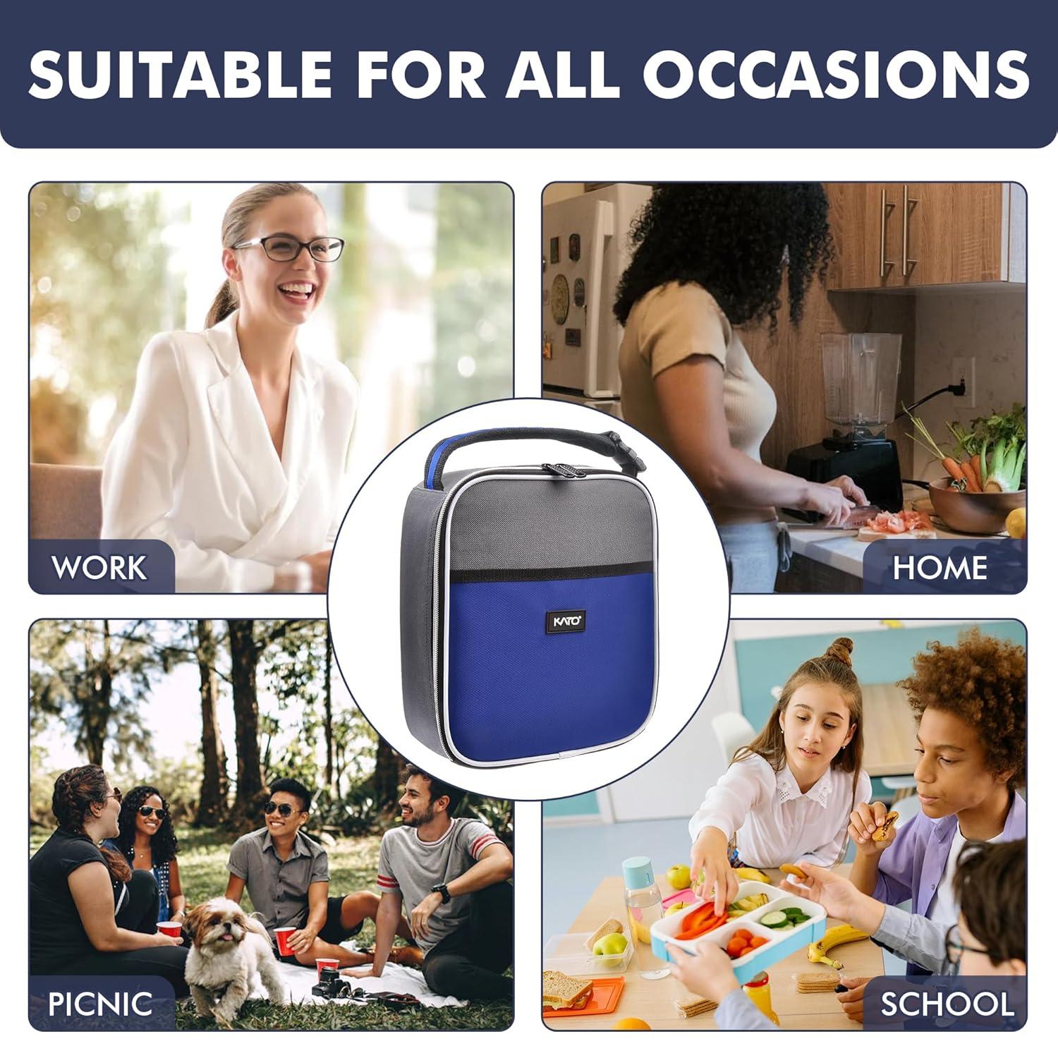 Tirrinia Tirrinia Small Insulated Lunch Bag, Mini Cooler Lunch Box, Lunch Tote