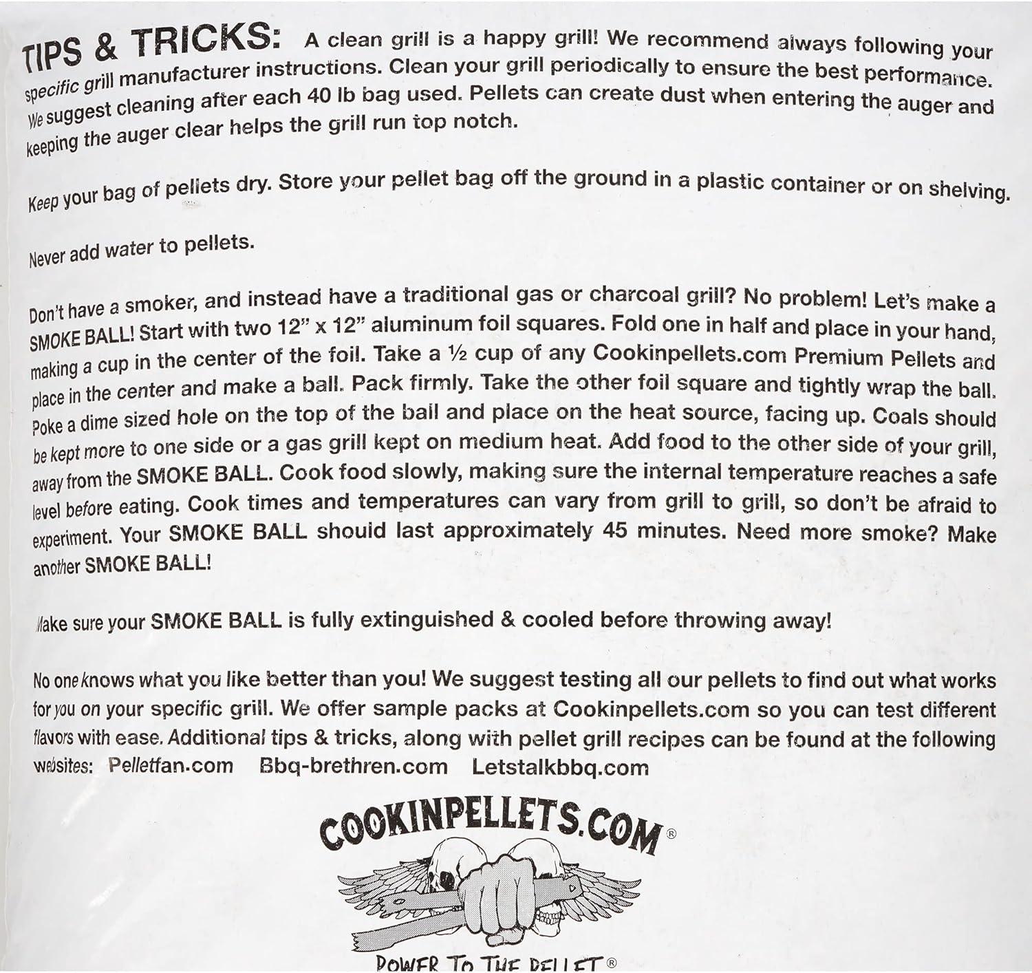 CookinPellets 40lb Black Cherry Grill Smoker Hardwood Wood Pellets (2 Pack)