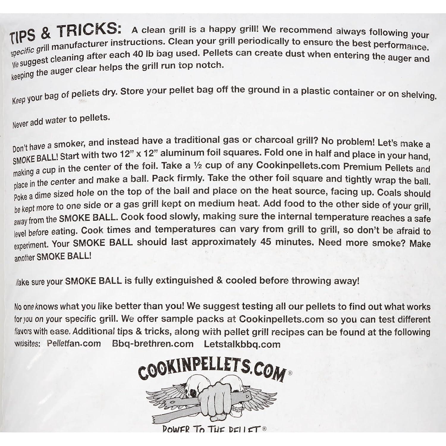 CookinPellets 40lb Black Cherry Grill Smoker Hardwood Wood Pellets (2 Pack)