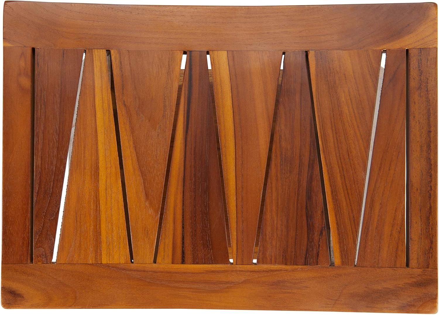 Aqua Teak Asia 18'' W Teak Shower Bench