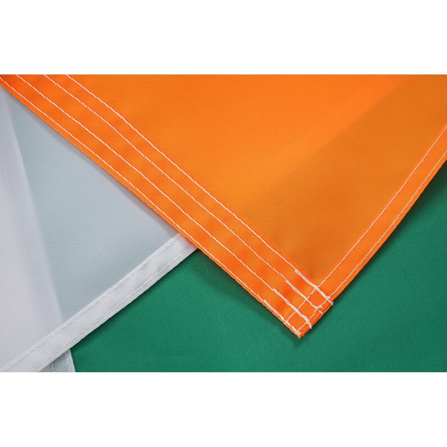 3x5 Country of Ireland Irish Knitted Nylon Flag 3'x5' Banner Brass Grommets