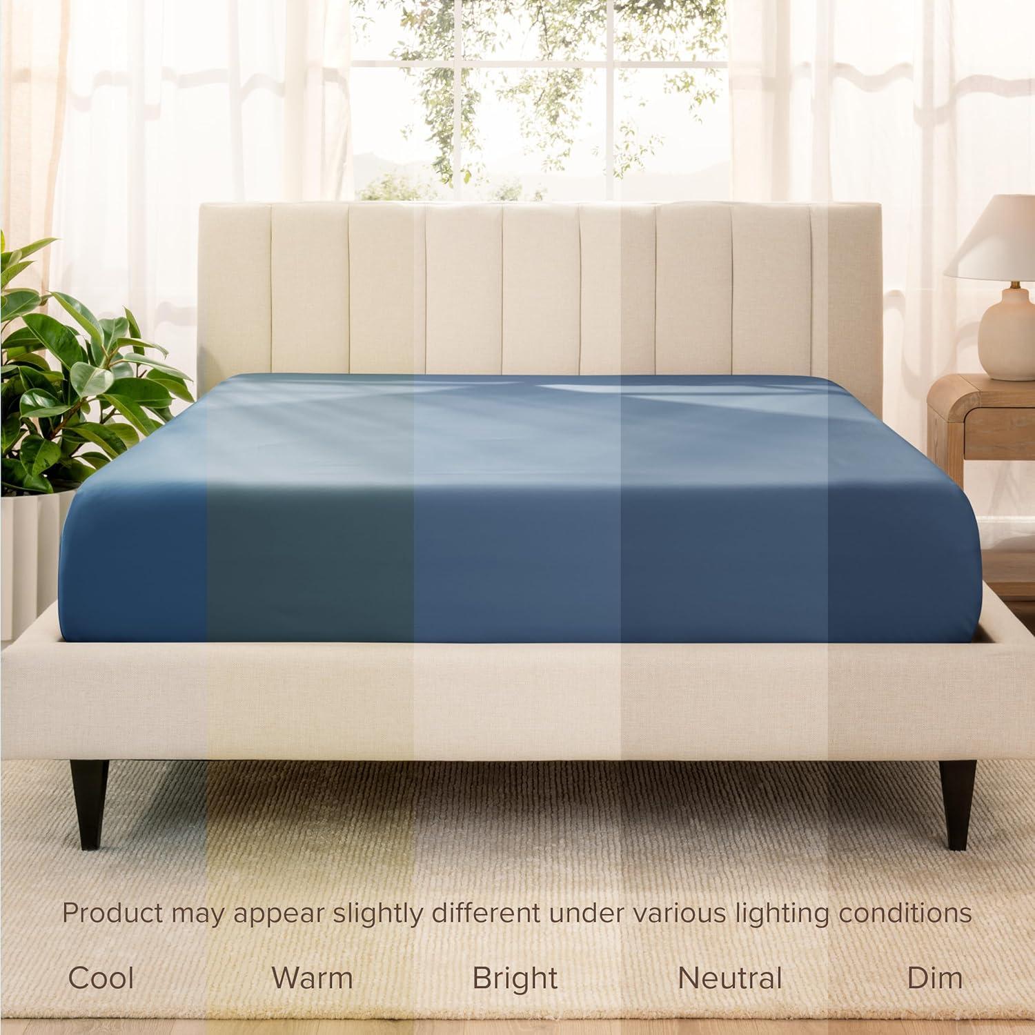 Bare Home Organic Sateen Fitted Sheet