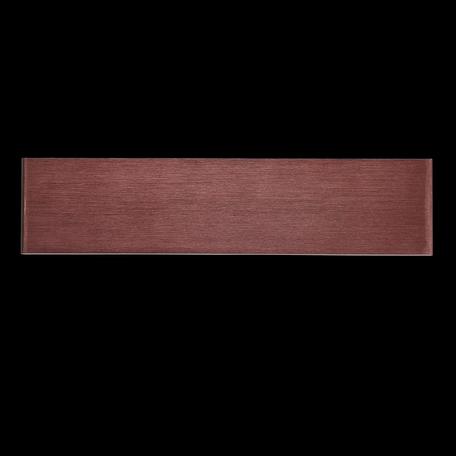 Ajax 20.25" Anodized Bronze Minimalistic LED Wall Sconce