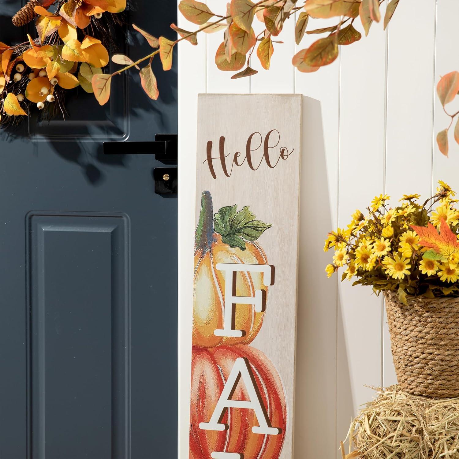 The Holiday Aisle® Fall Wooden Large Wall Décor