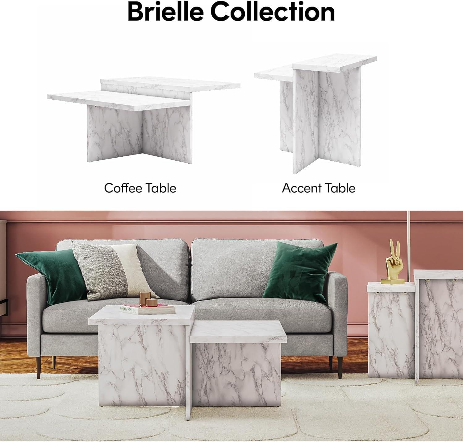 CosmoLiving by Cosmopolitan Brielle Two-Tiered Coffee Table