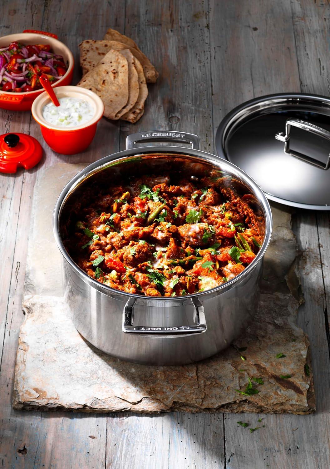 Le Creuset ® Classic Stainless Steel 10-Qt. Stockpot with Lid