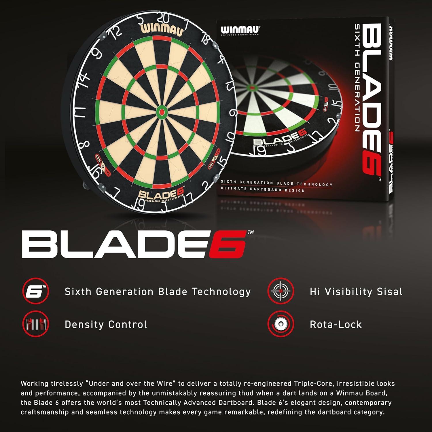 Winmau Blade 6 Bristle Dartboard