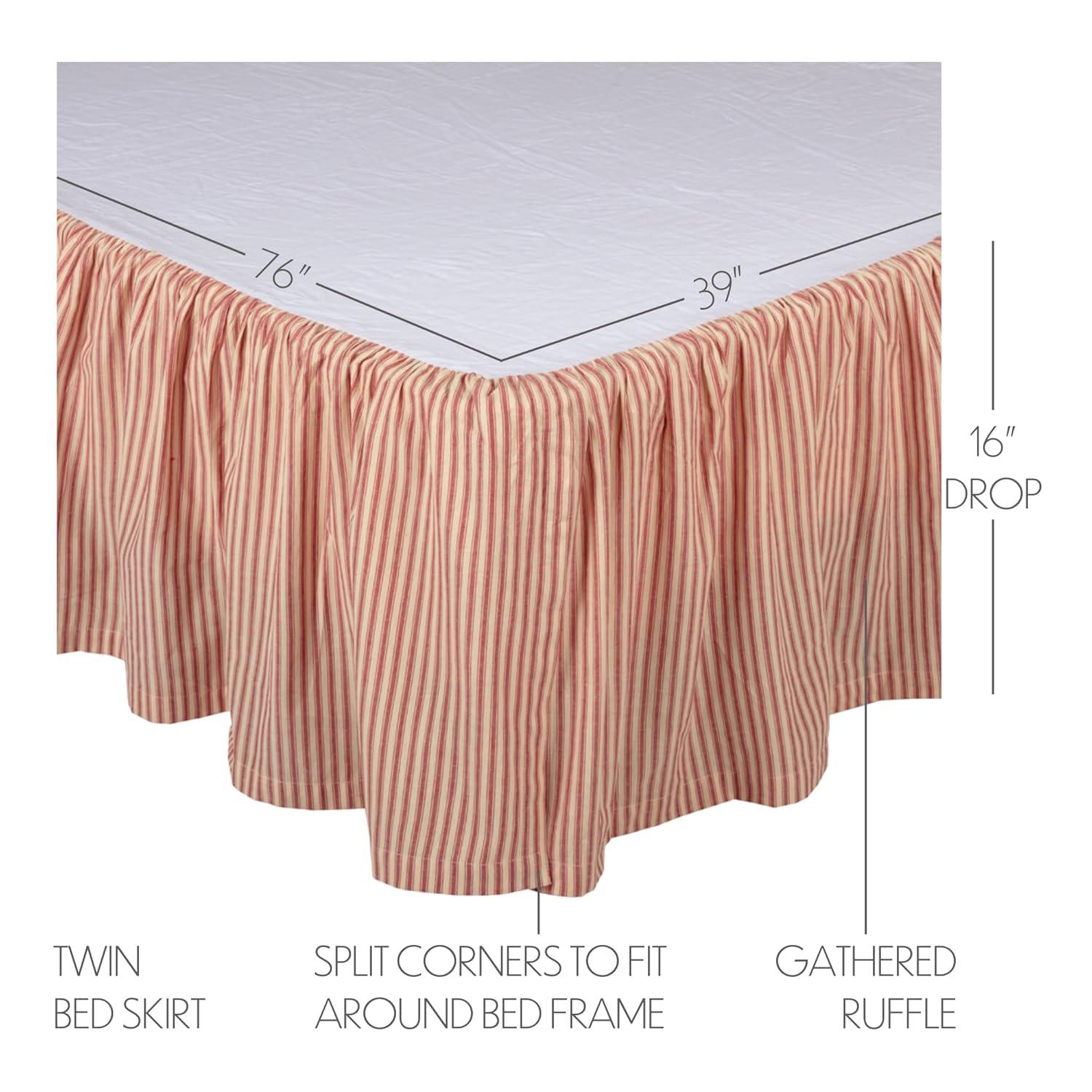 VHC Brands Sawyer Mill Tailored Bed Skirt