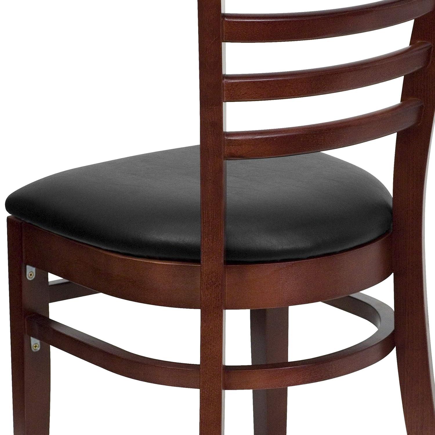 Red Barrel Studio® Ladder Back Wooden Restaurant Chair