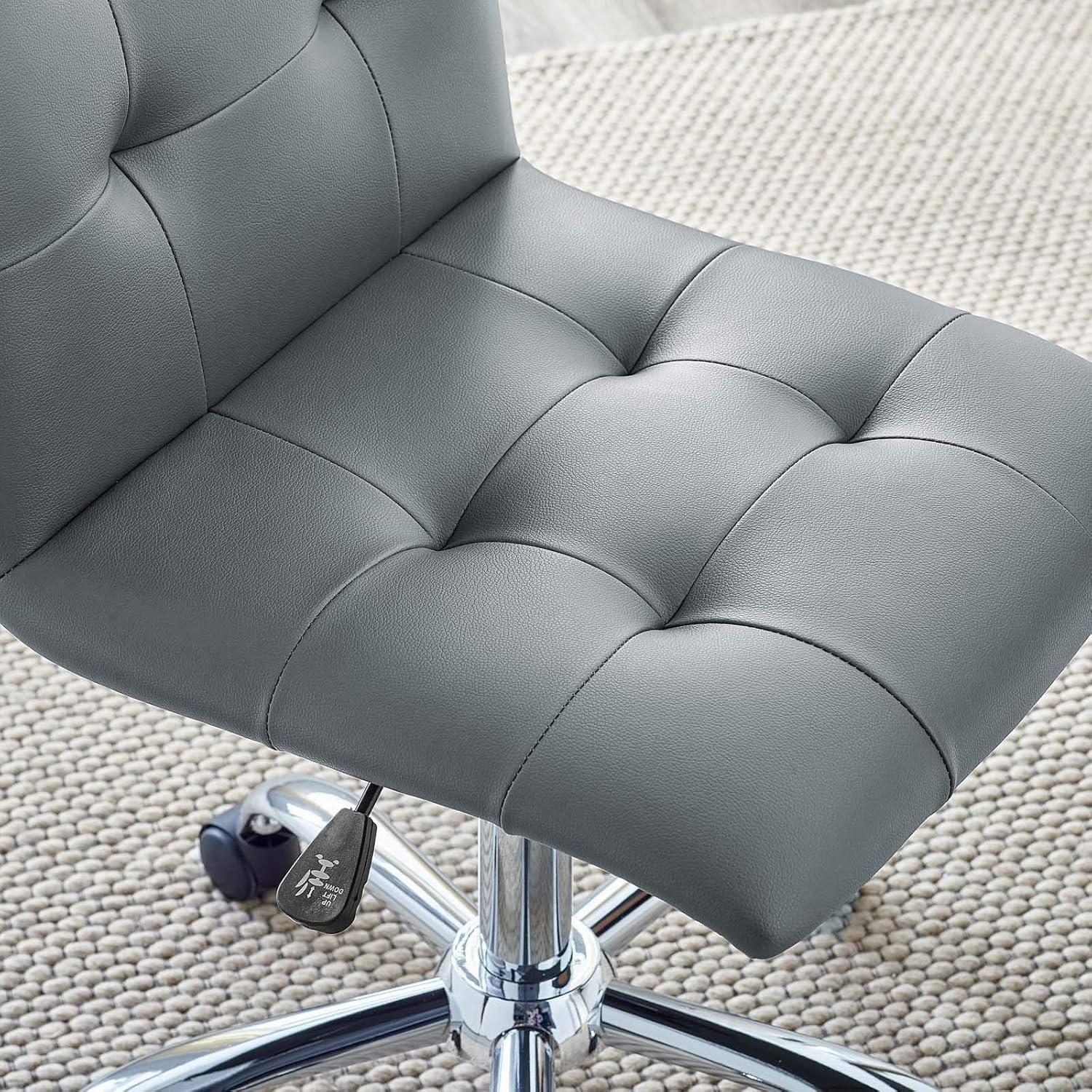 Modway Prim Armless Mid Back Office Chair