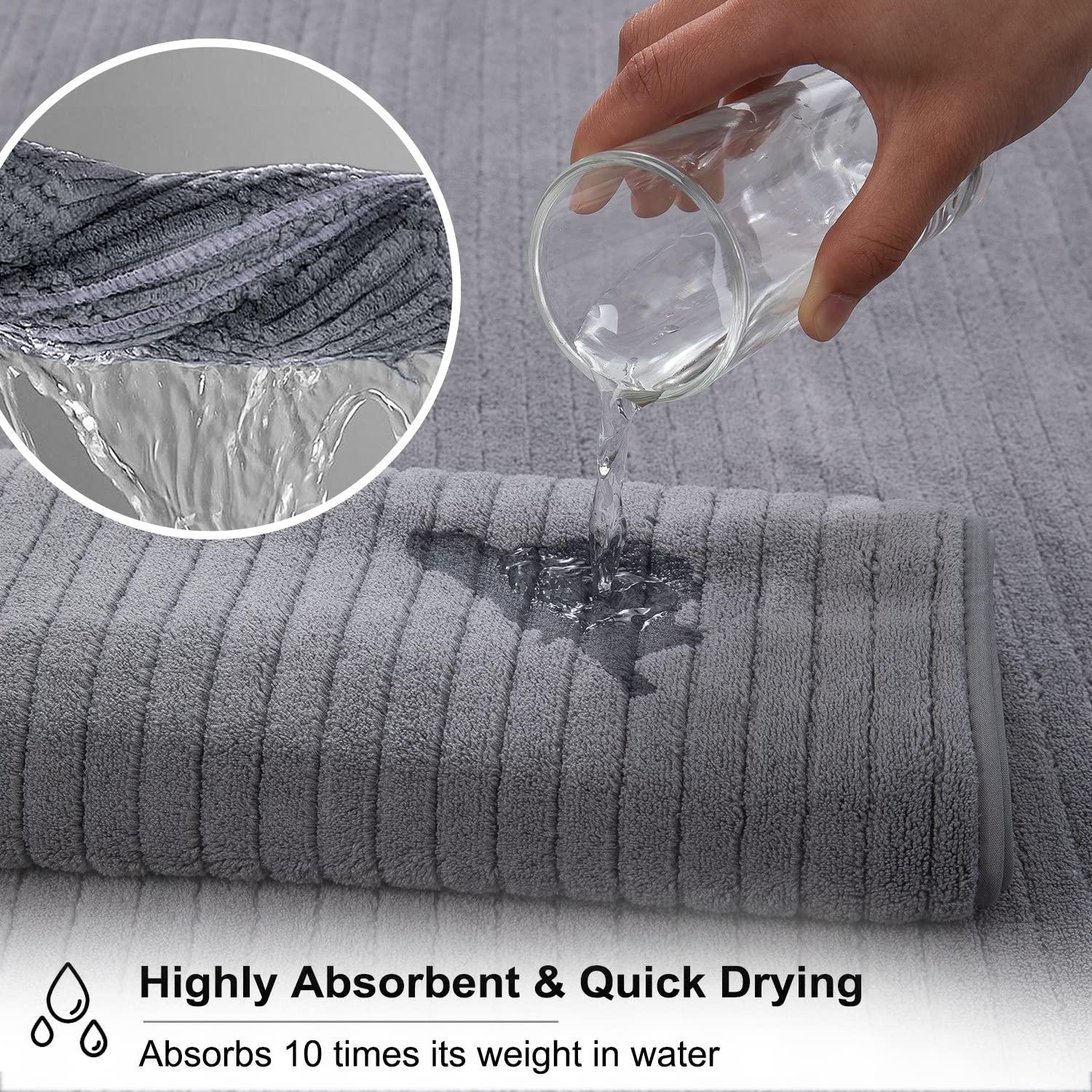 Madison Park Signature 800GSM Ultra-Soft 100% Cotton Absorbent Towel Set