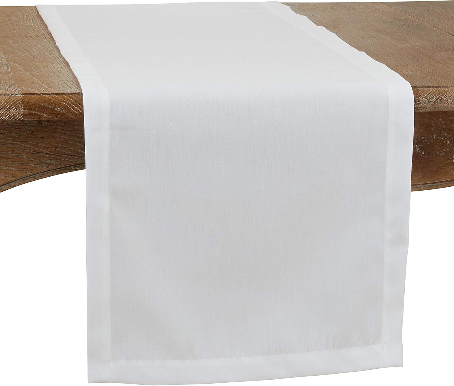 Saro Lifestyle Solid Color Everyday Table Runner