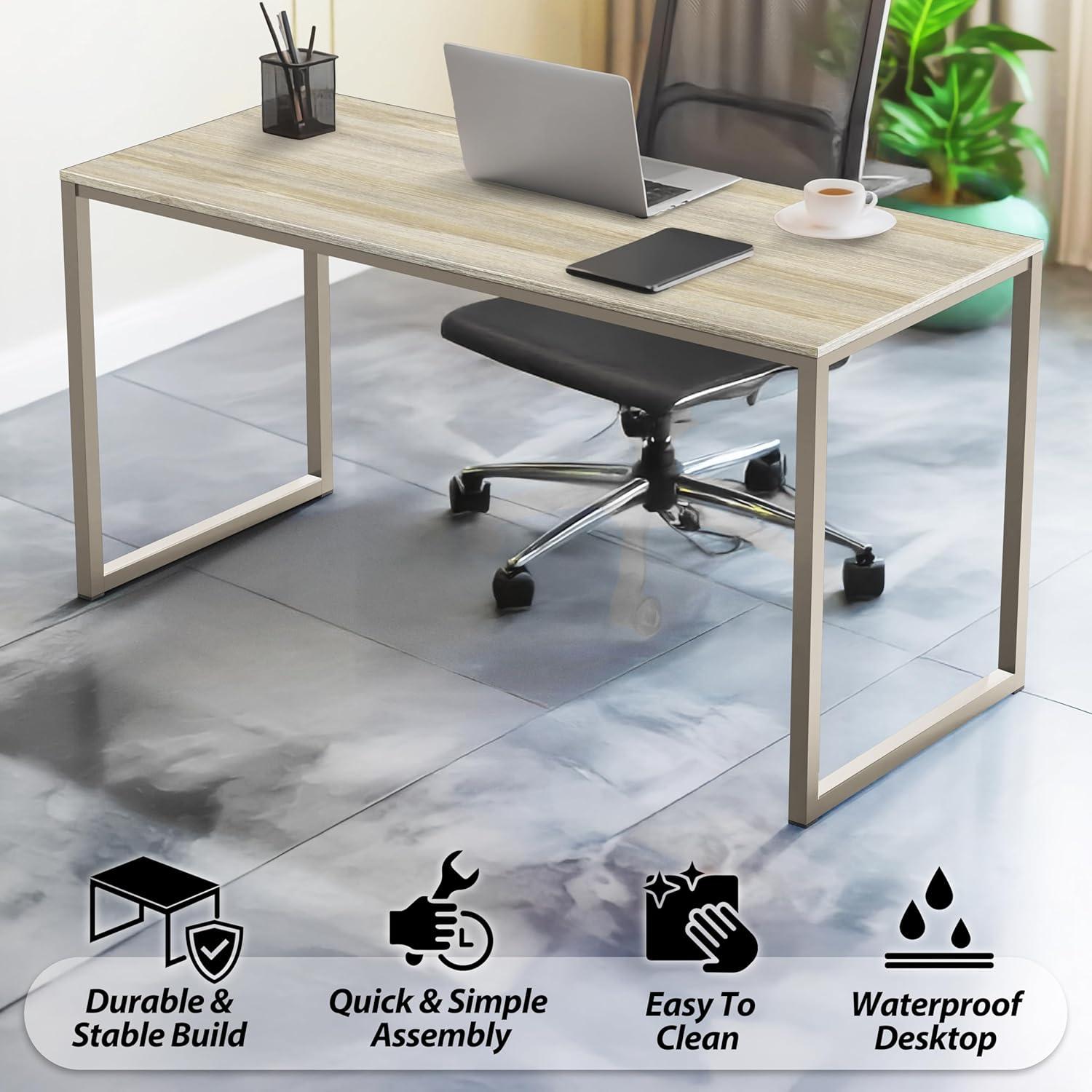 SHW Home Office 48-Inch Computer Desk, Maple