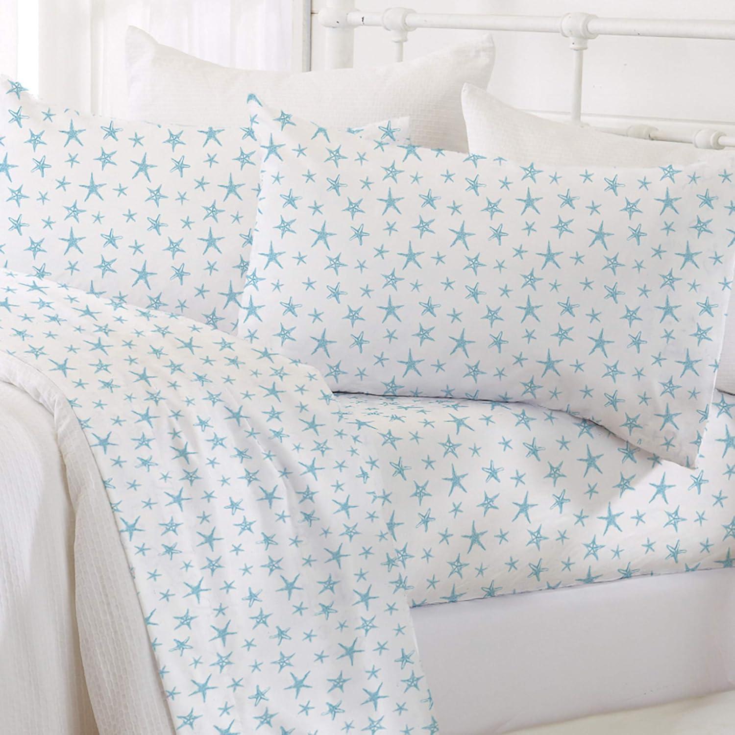 FreshFolds Ultra Soft Coastal Printed Microfiber Sheet Set