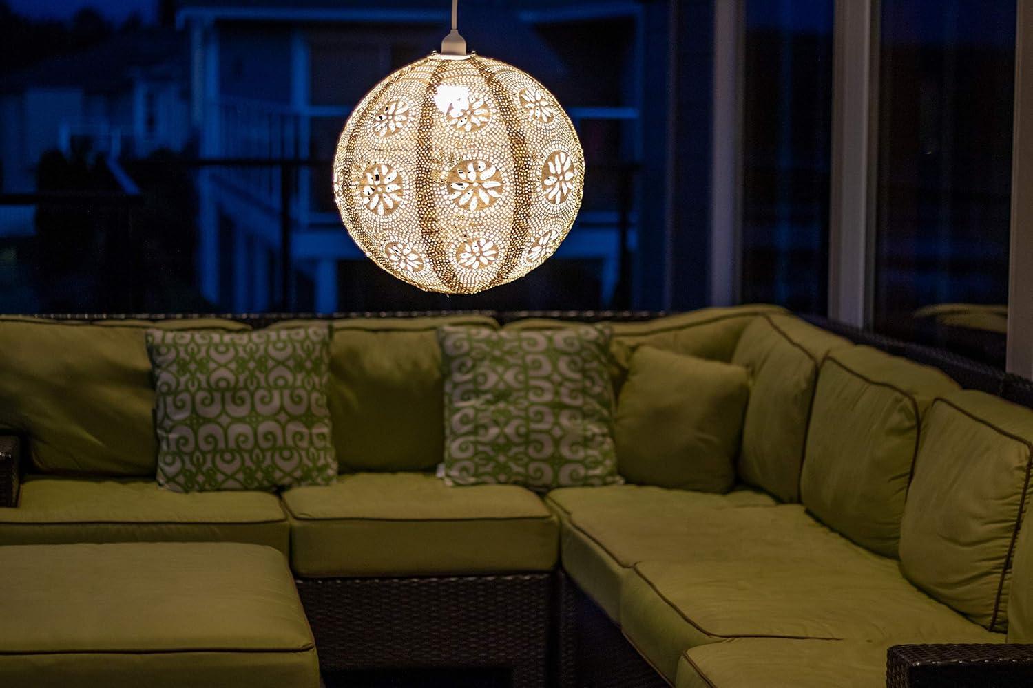 18'' Plug-in Outdoor Hanging Light