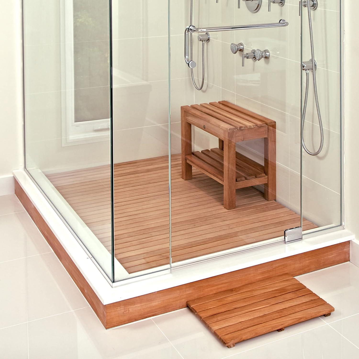 Teak Shower Mat