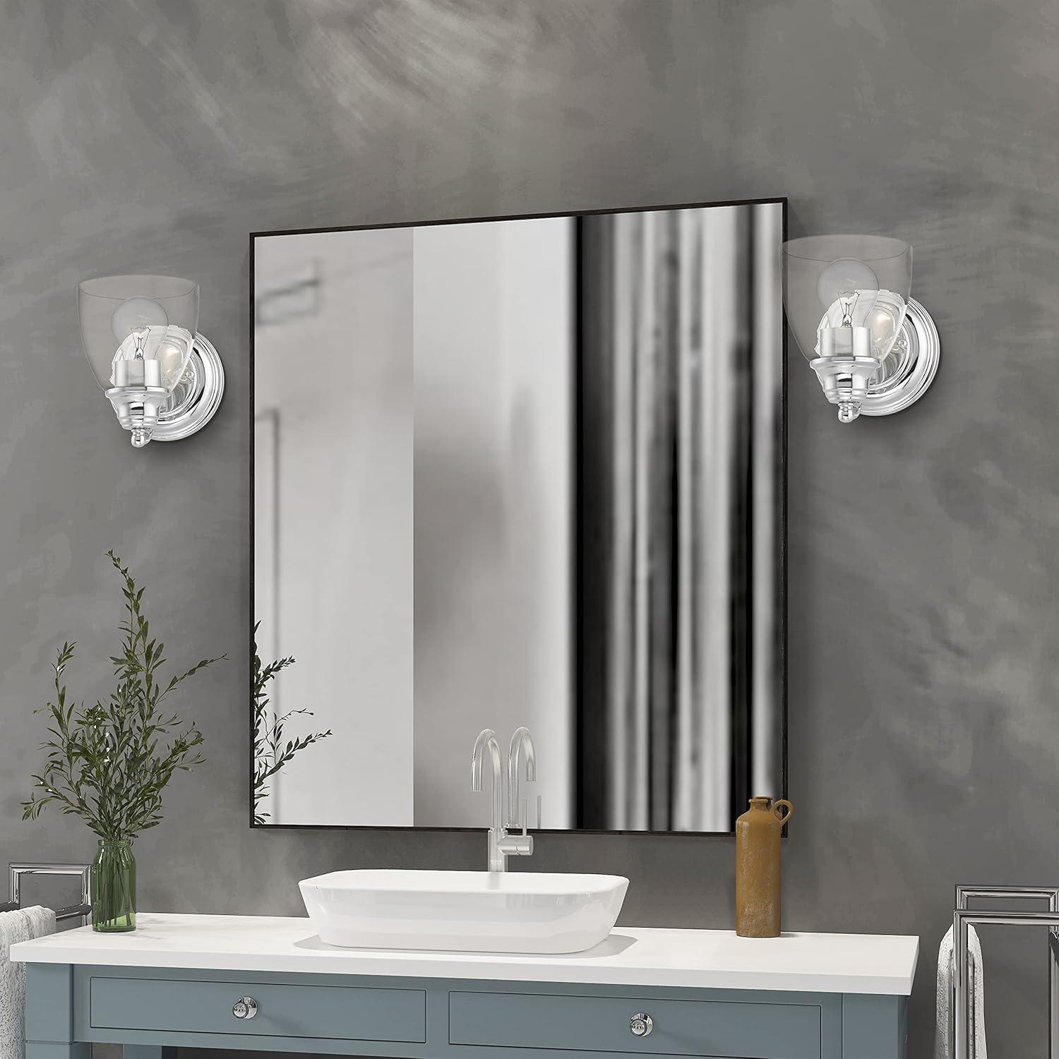 Livex Lighting Montgomery 1 - Light Vanity in  Polished Chrome
