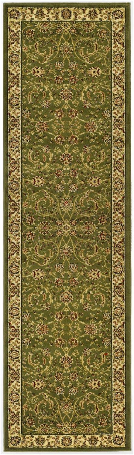 Lyndhurst LNH219 Power Loomed Area Rug - Sage/Ivory - 9'x12' - Safavieh