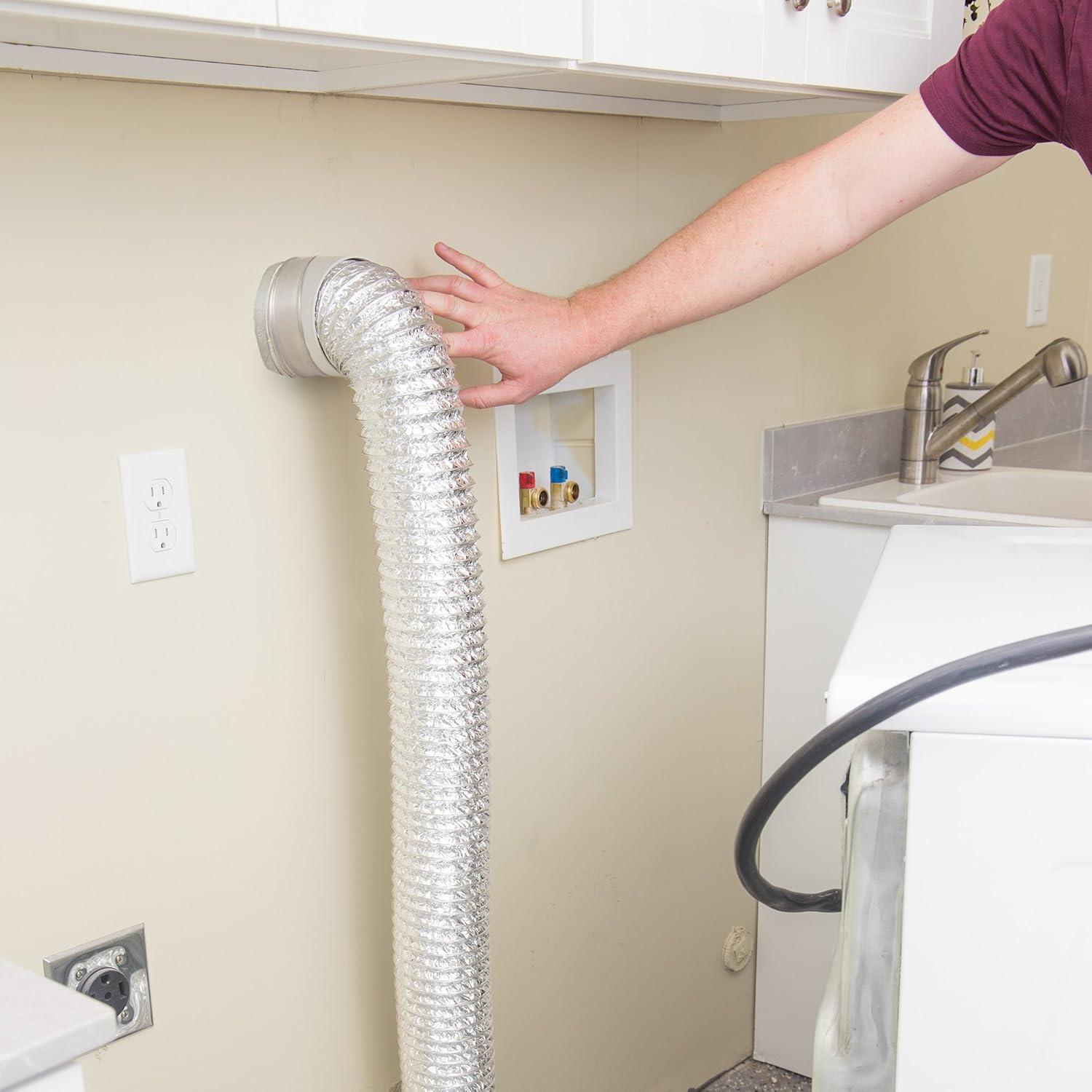 STV-S Dryer Duct Connector - DIY Easy Dryer Vent Hookup Kit - by