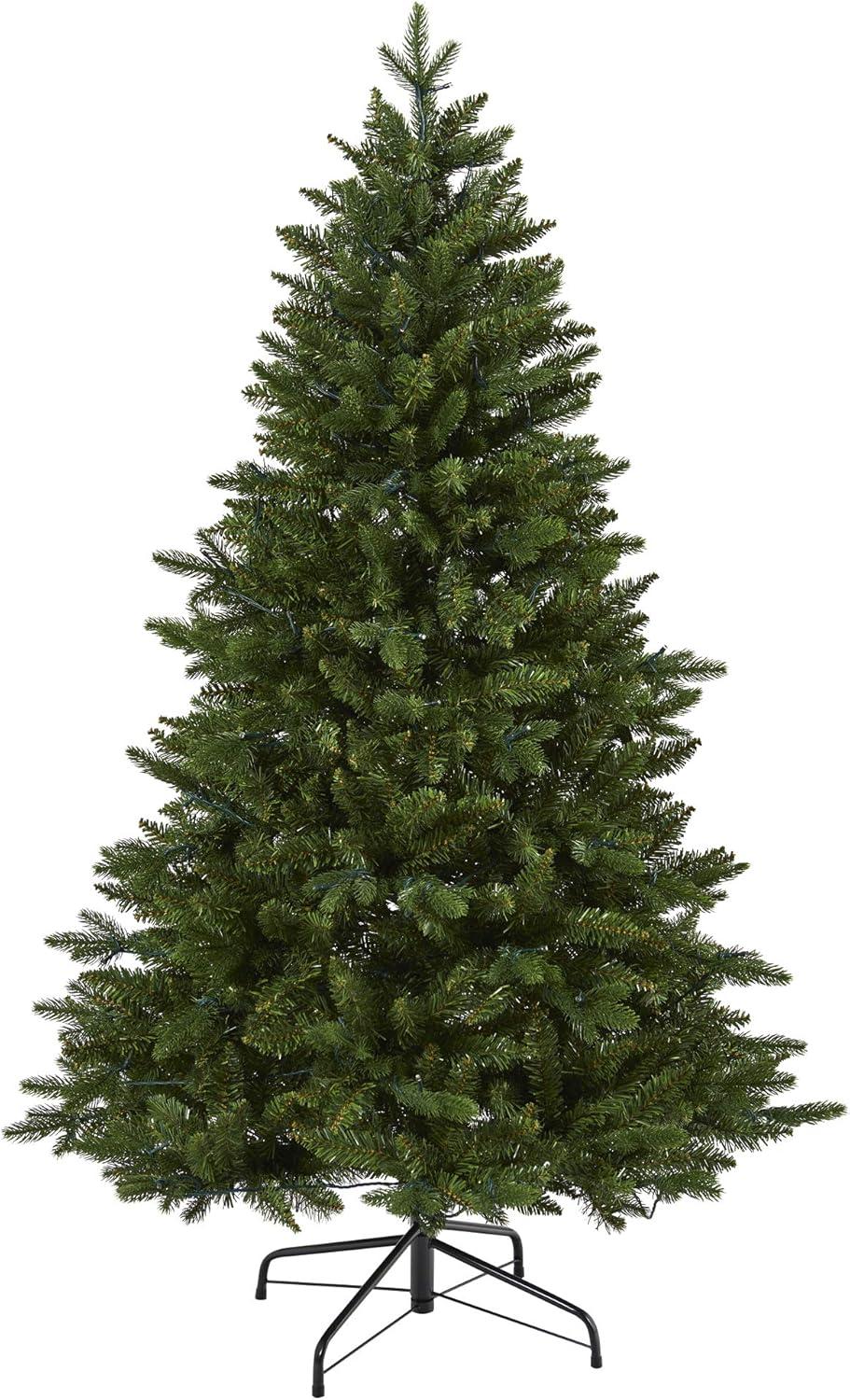 Nearly Natural 5-ft New Hampshire Fir Artificial Christmas Tree with 150 LED Lights