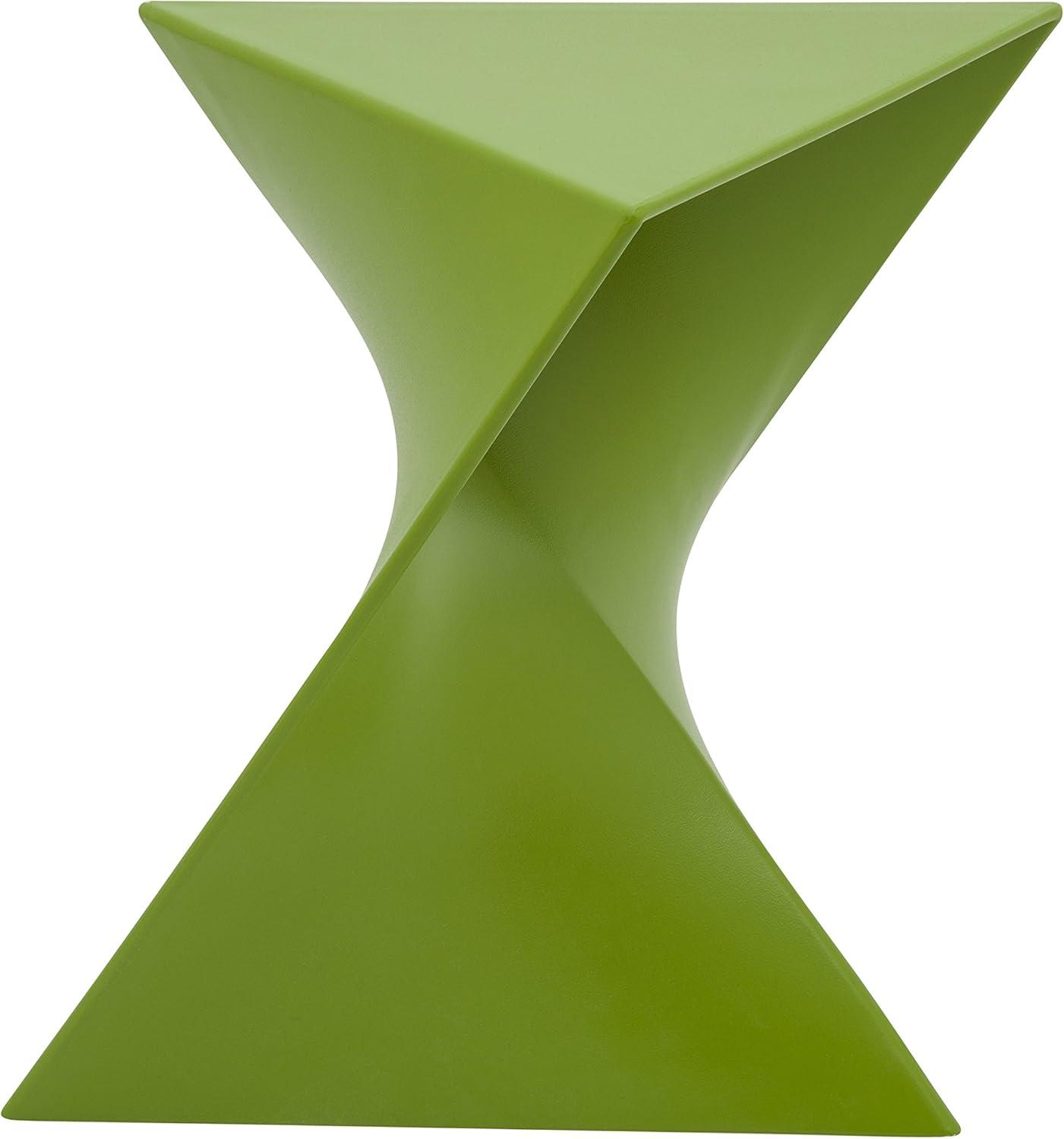 LeisureMod Danbury Modern Vanity Side Table, Green